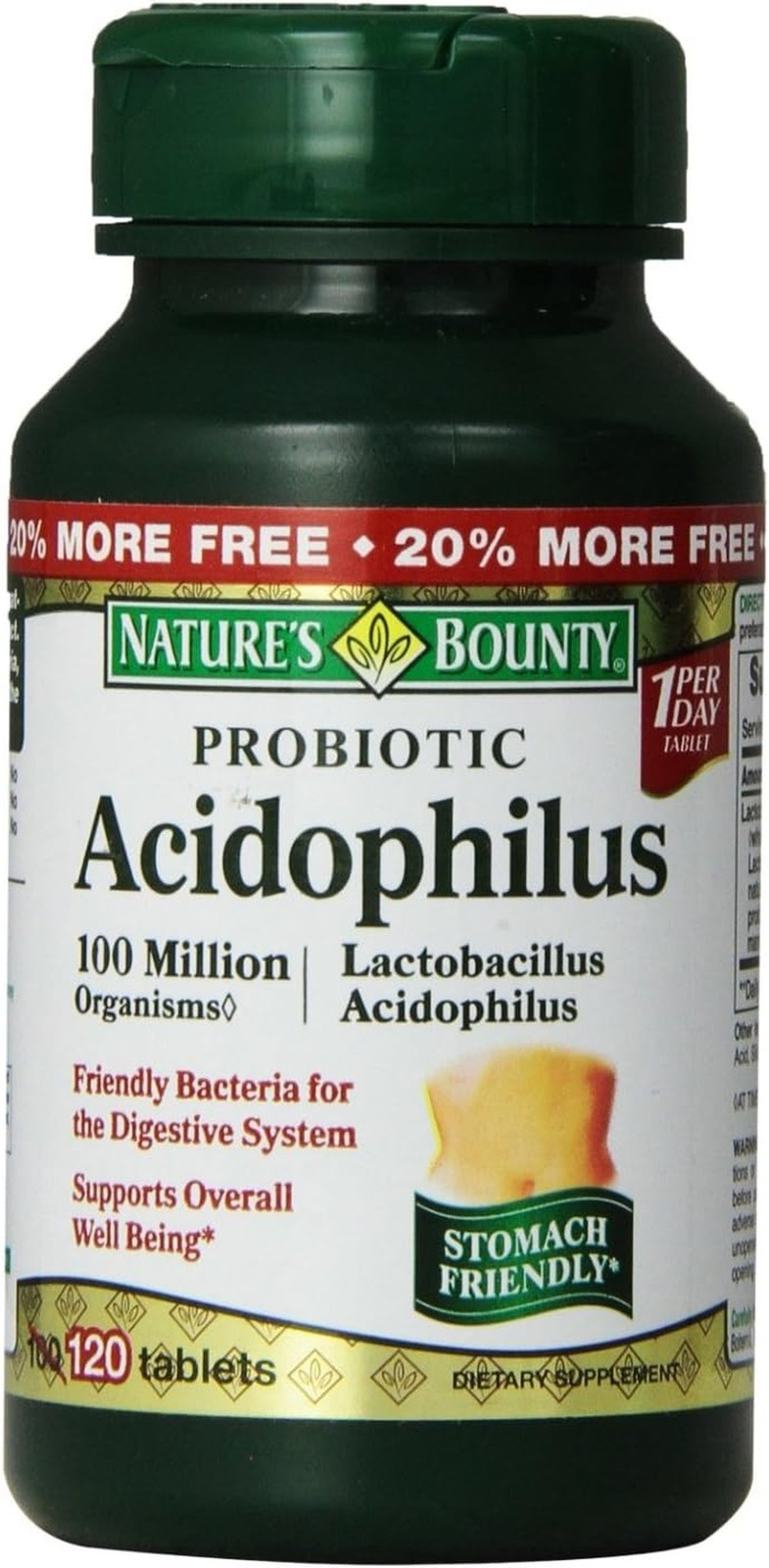 Lactobacillus Acidophilus Probiotic Supplement – Daily Probiotic for Women/Men D