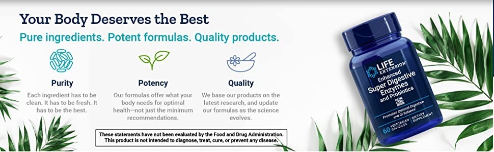 Life Extension, Enhanced Super Digestive Enzymes and Probiotics 60 Veg Caps