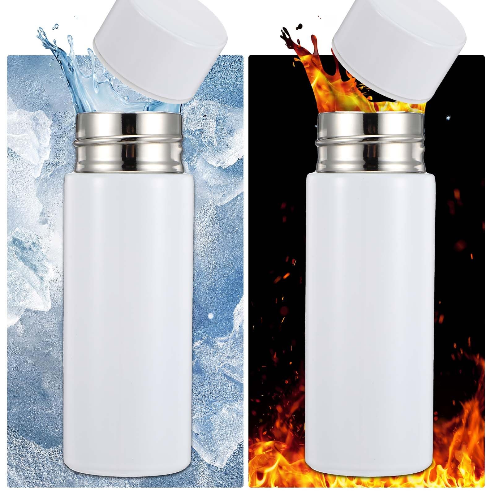 4 Pack Mini Stainless Steel Water Bottle, Insulated Small as show, show