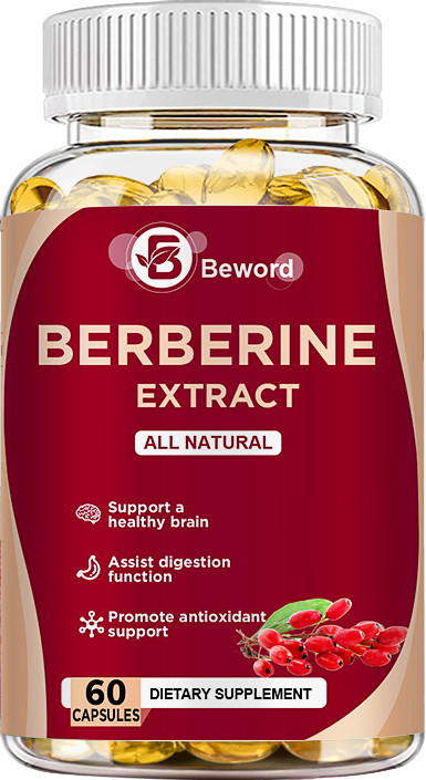 4 Packs Berberine 1200mg High Absorption For Blood Sugar Immune 3 Months Supply-