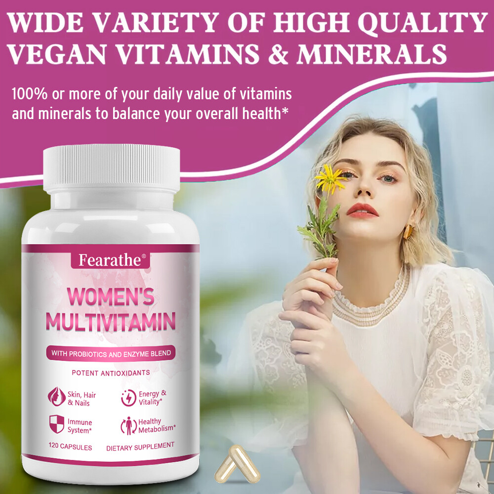 600mg Probiotic w/ Prebiotics Multi Fiber Blend Supplement For Women’s Daily US