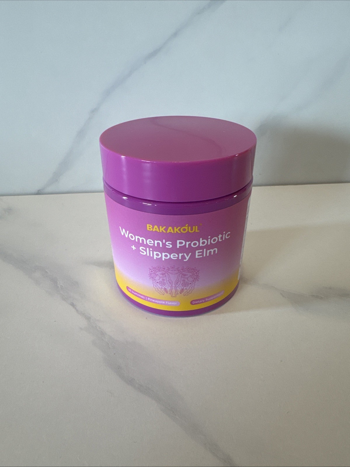 Women’s Probiotics 60 Gummies Vaginal Health with Slippery Elm Exp 12/2027 New