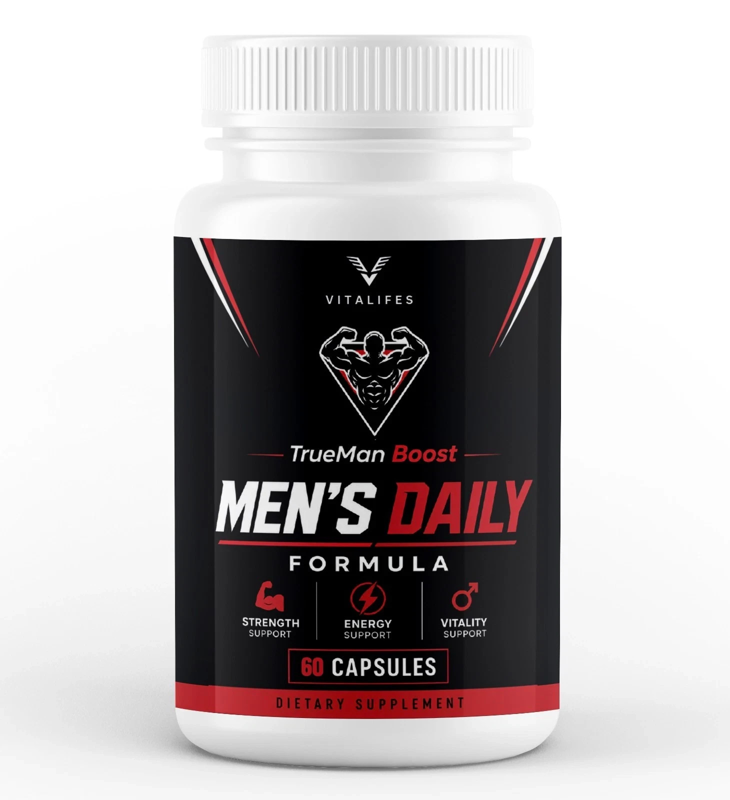 (5 Pack) TrueMan Boost Men’s Wellness Formula Dietary Supplement 300 Capsules