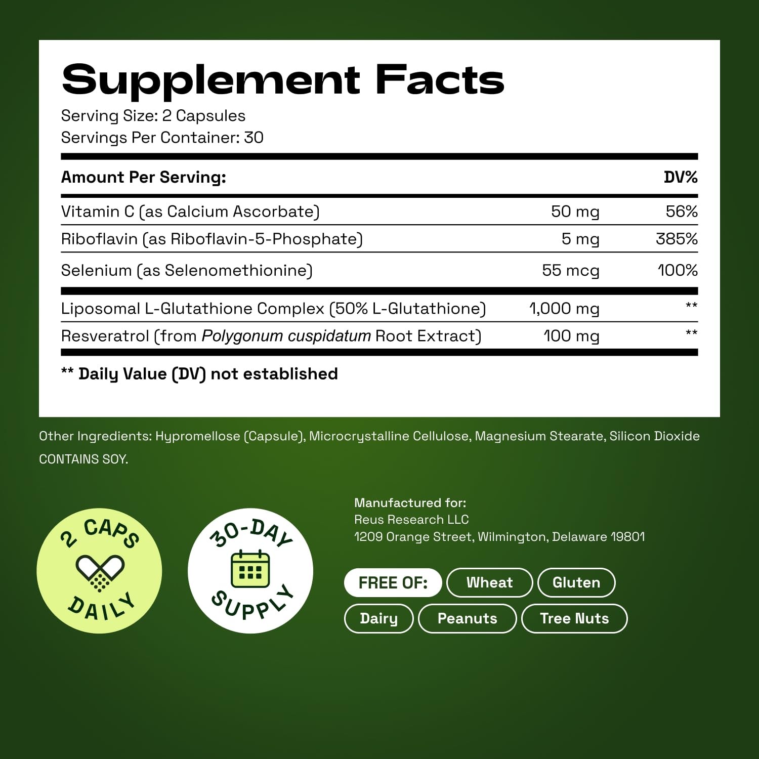CataKor Liposomal Glutathione 1000mg – Ultra High Absorption with Resveratrol…