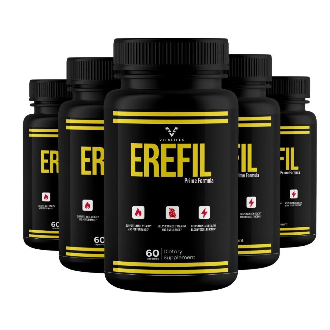 (5 Pack) Erefil Advanced Male Health Support Vitamin Supplement Ere Fil 300 Caps