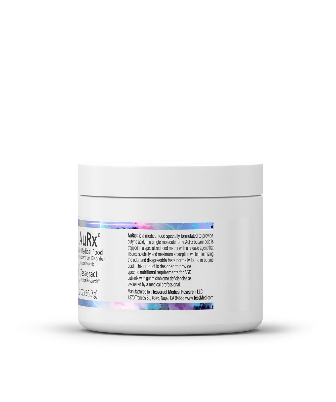 AuRx Autism Spectrum Medical Food Powder to Support Gut Health, Stabilized Bu…