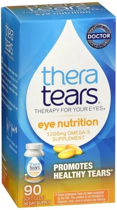 Thera Tears Eye Nutrition Dry Eye Relief Capsules 90 Capsule
