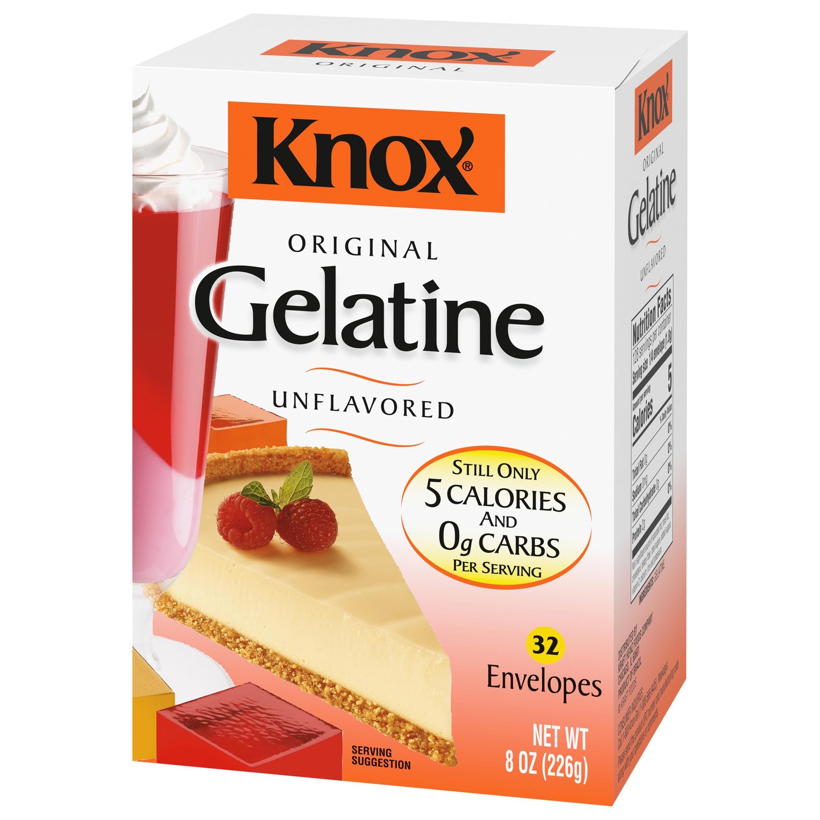 Knox Original Unflavored Gelatin, 32 ct Packets 8 Ounce (Pack of 1)