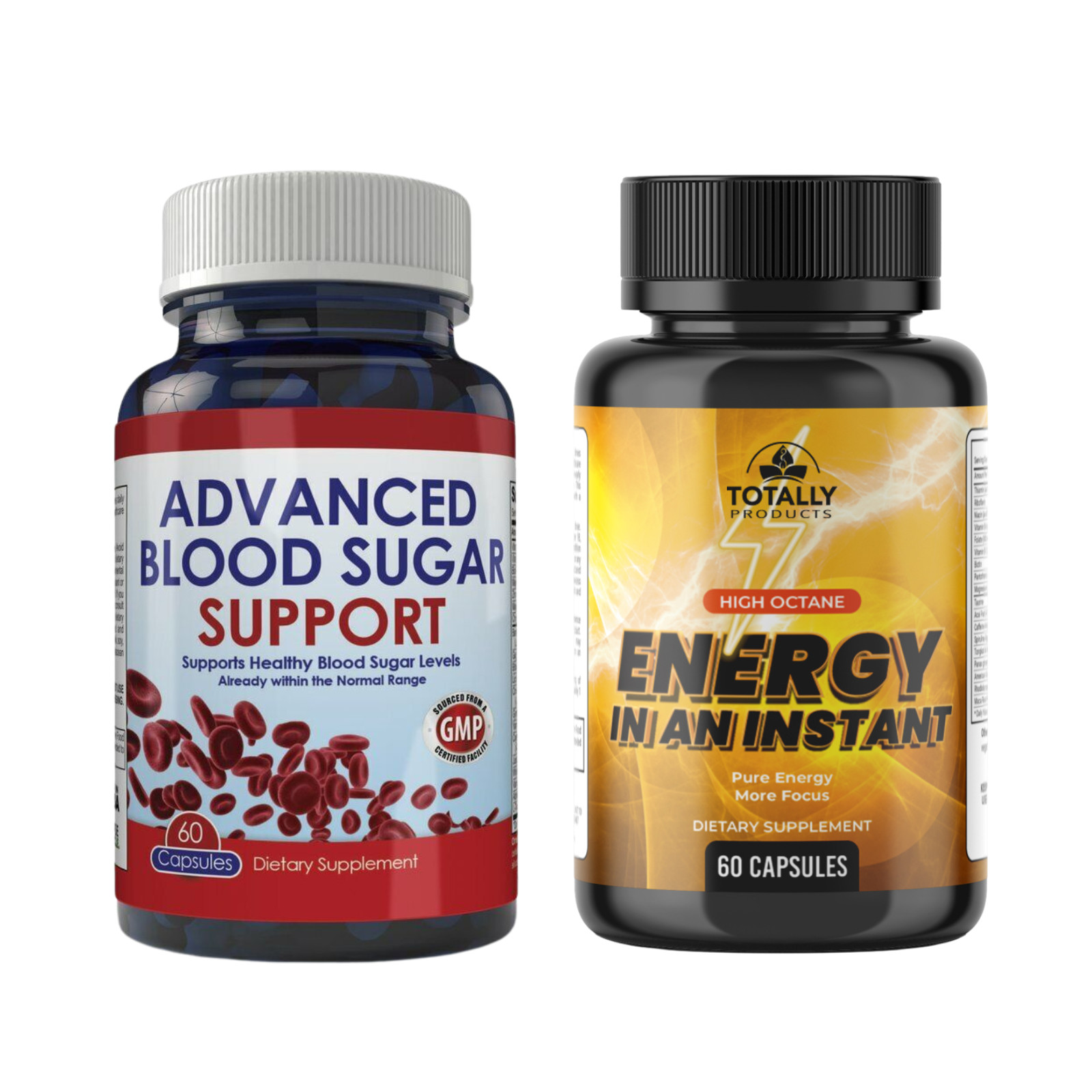 Glucose Balance Weight Management & Energy Support Brain Supplement 60 Capsules