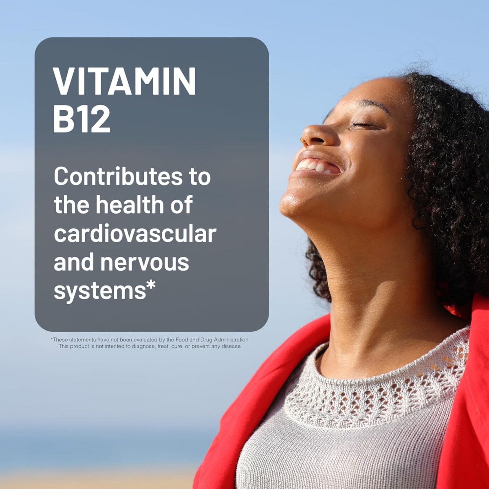 NatureWise Vitamin B12 1000mcg 60 Softgels Energy Brain Nerve Gluten Free Halal