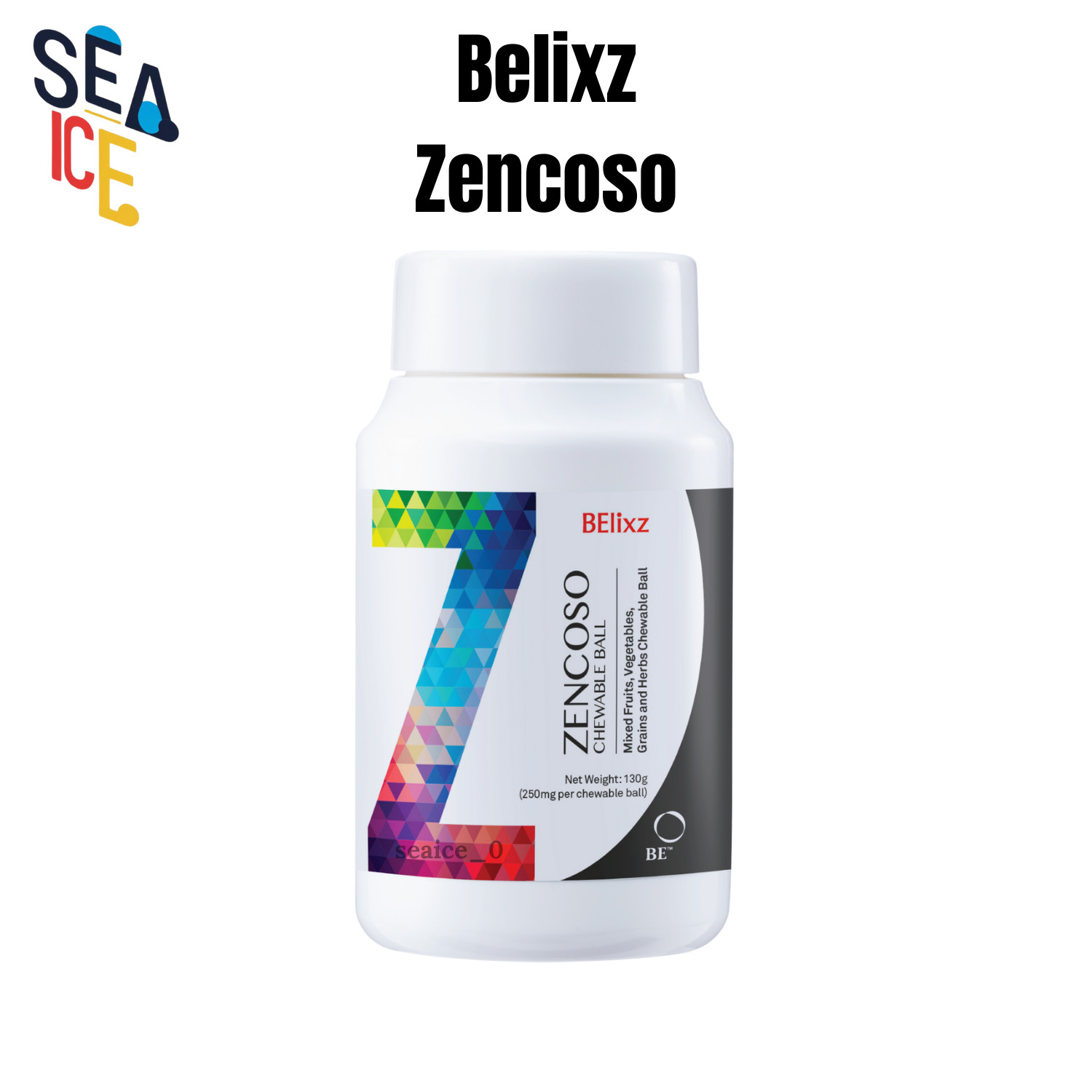 BElixz ZENCOSO CHEWABLE BALL 130g Health Support