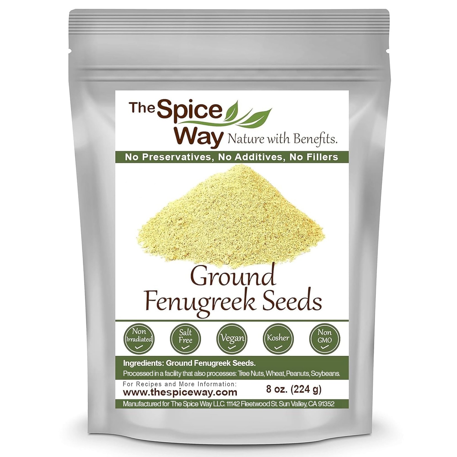 The Spice Way Fenugreek – ground (8 oz) great for Indian 8 Ounce (Pack of 1)