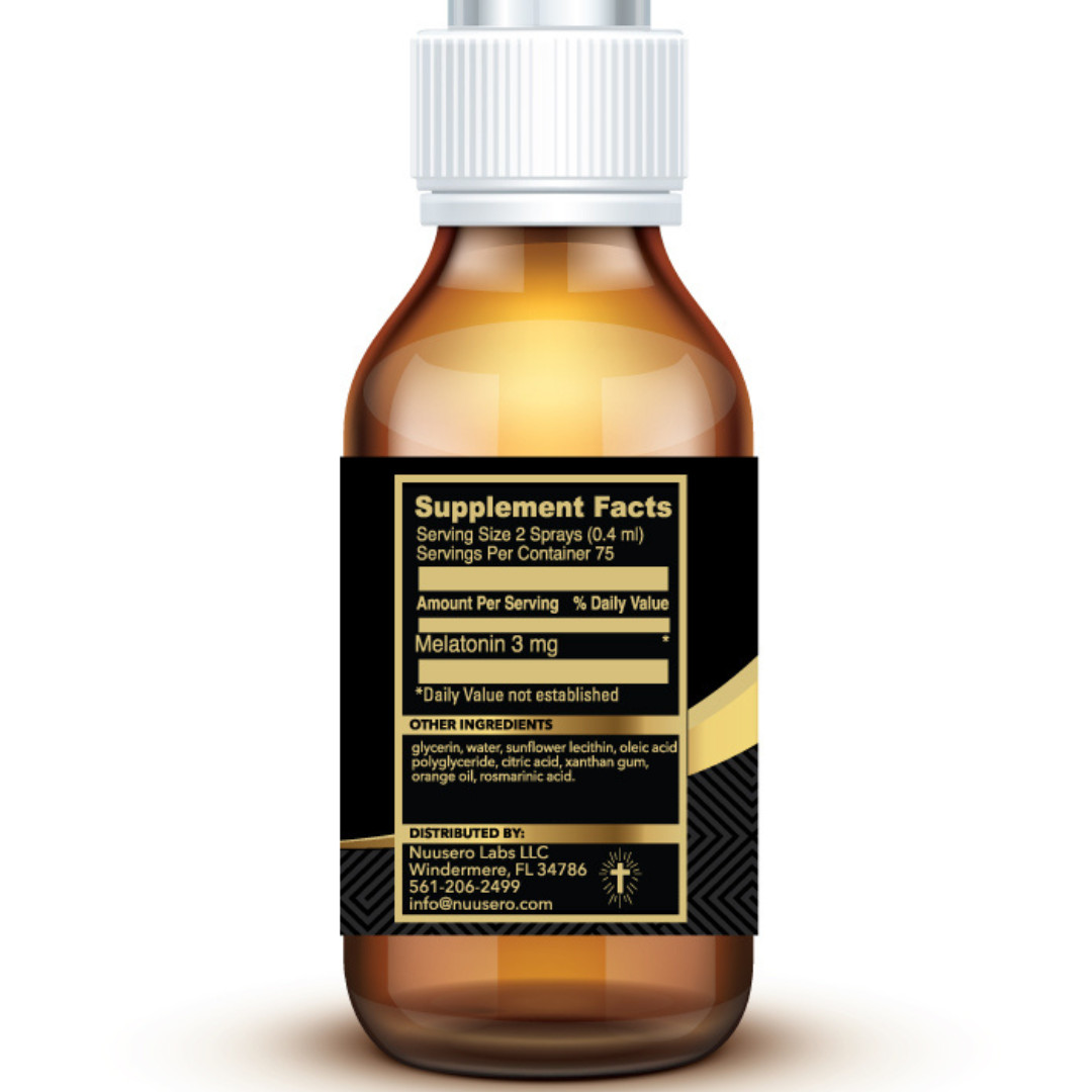 Kids Melatonin 3mg Liposomal Spray – Natural Sleep Aid For Children – 75 Serving
