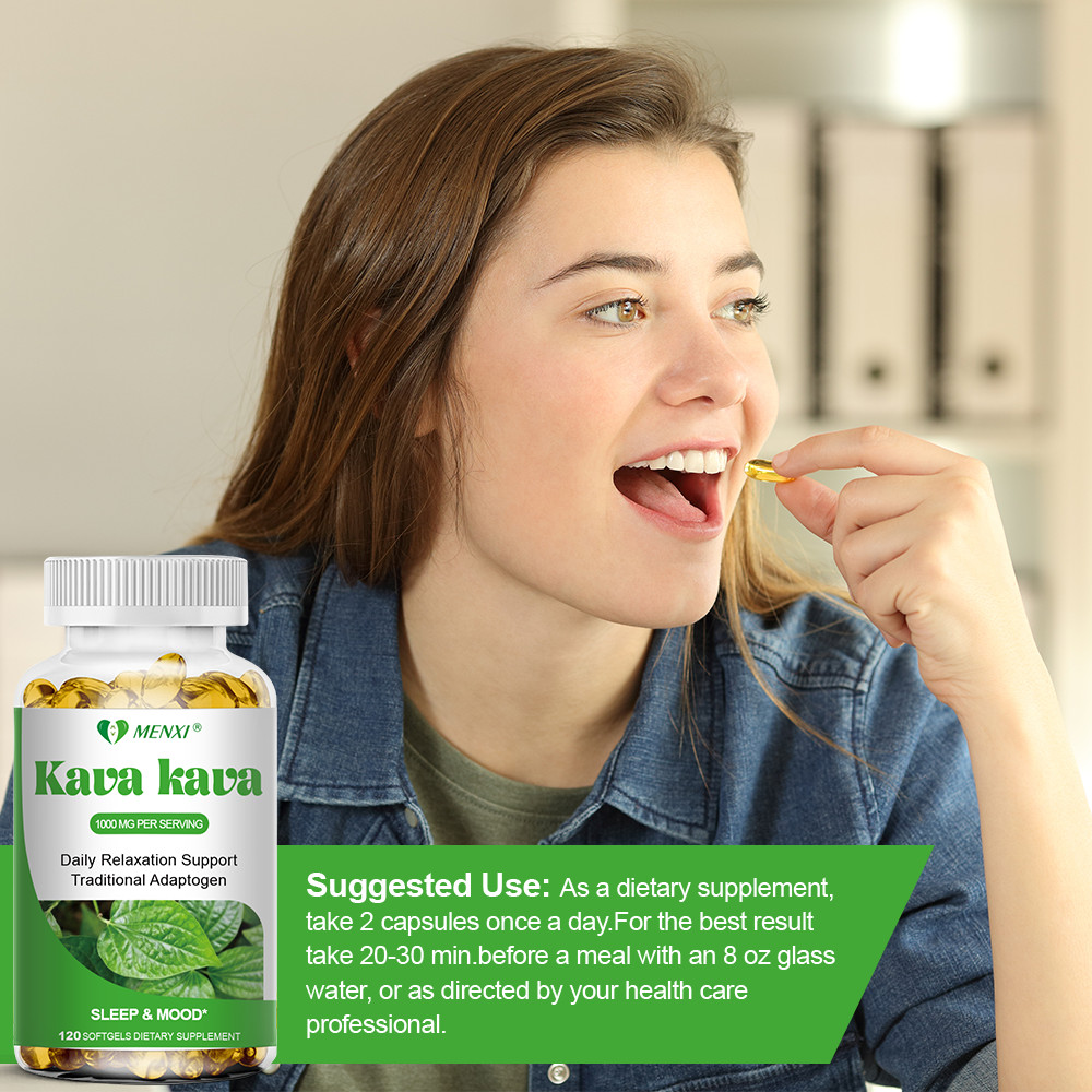 Natural Anti-Anxiety Stress Relief Supplement Mood Support 1000mg Extra Strength