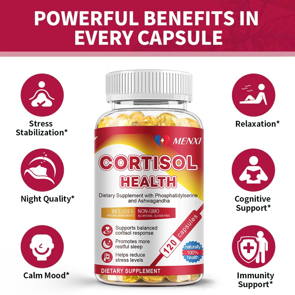 Cortisol Supplements Cortisol Blocker Stress Relief Sleep Aid Adrenal Support