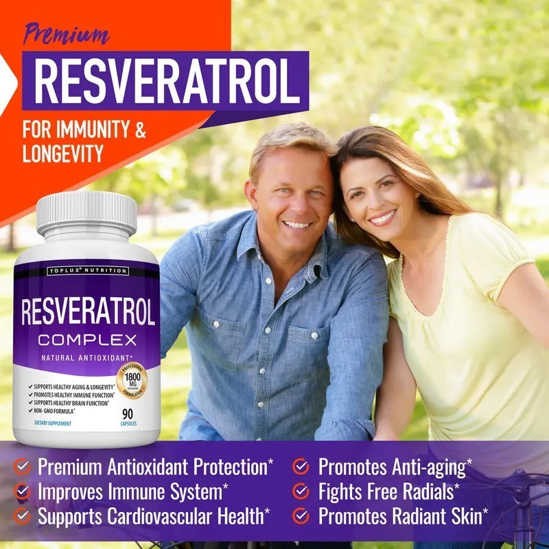 Resveratrol Formula 1800mg Natural Antioxidant