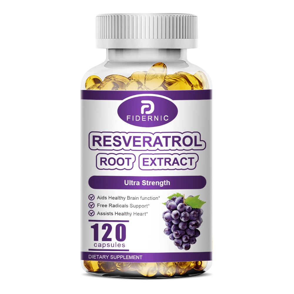 Resveratrol Extract 60 /120Capsules Heart Brain Wellness Support