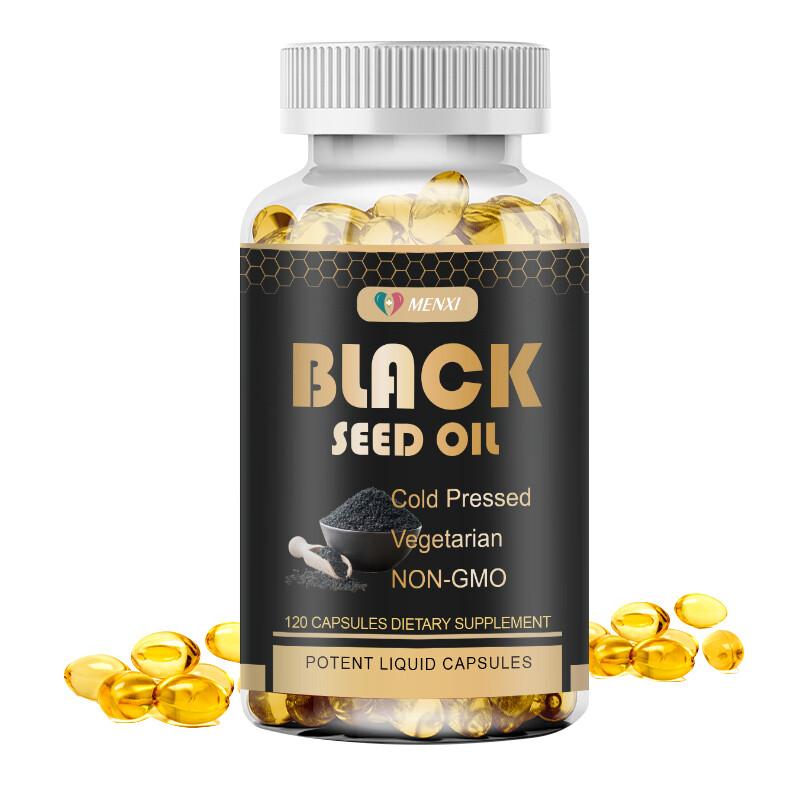 Black Seed Oil 120 Capsules For Men Women Softgel – Cold Pressed Natural Support