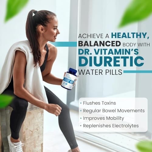 Diuretic Water Pills – Water Flush – Bloating Relief for Women & Men, Swellin…