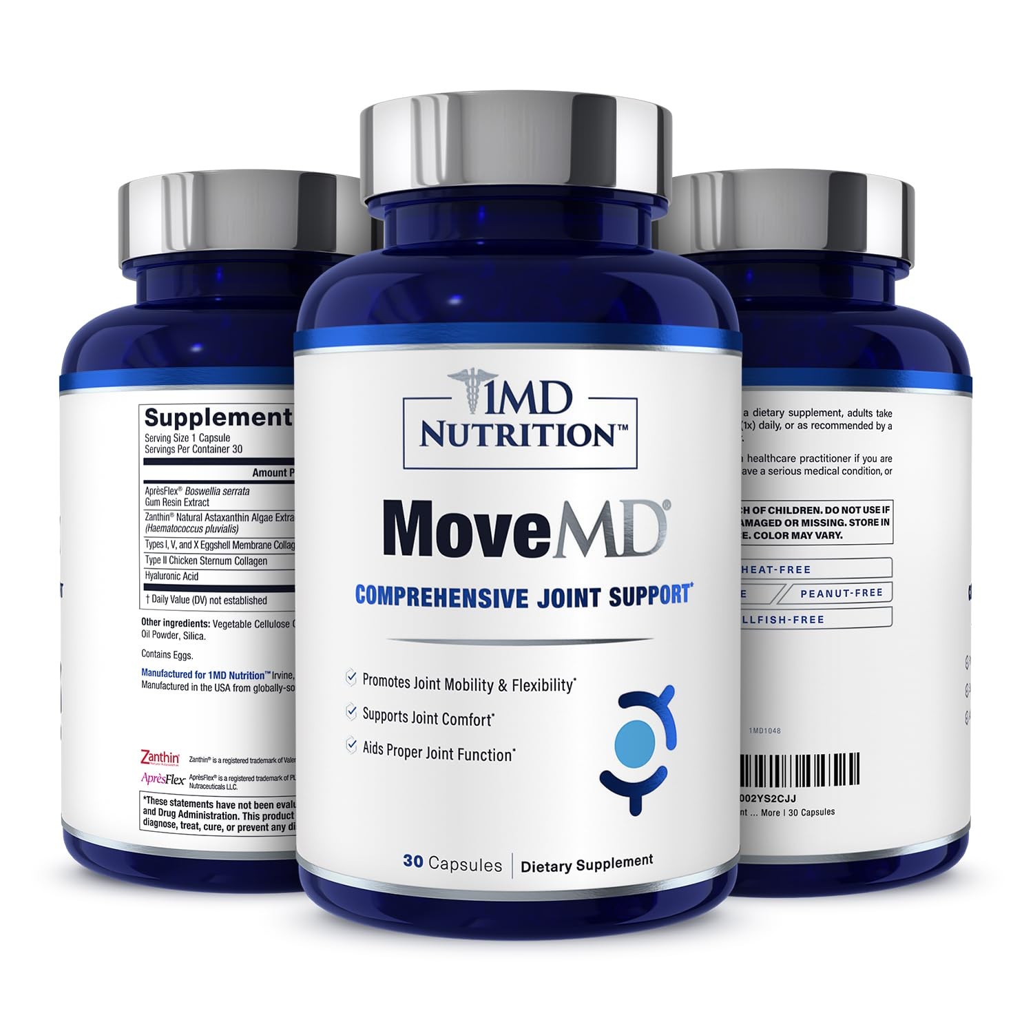 1MD Nutrition MoveMD – Health Supplement for Joint 30 Count (Pack of 1)