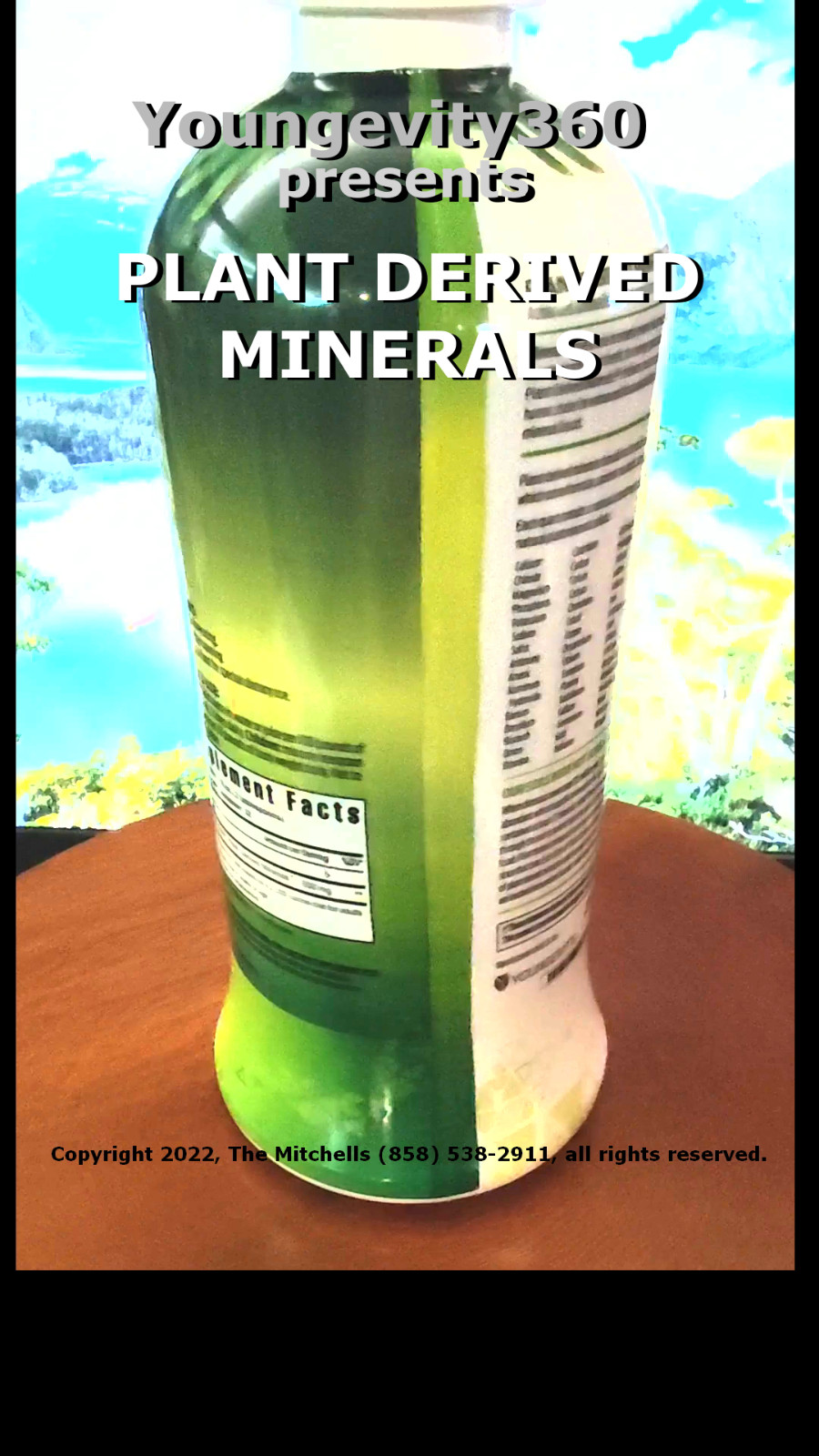 Youngevity360 Plant Derived Minerals Wallach, Ships Free 100% Forever Guarantee