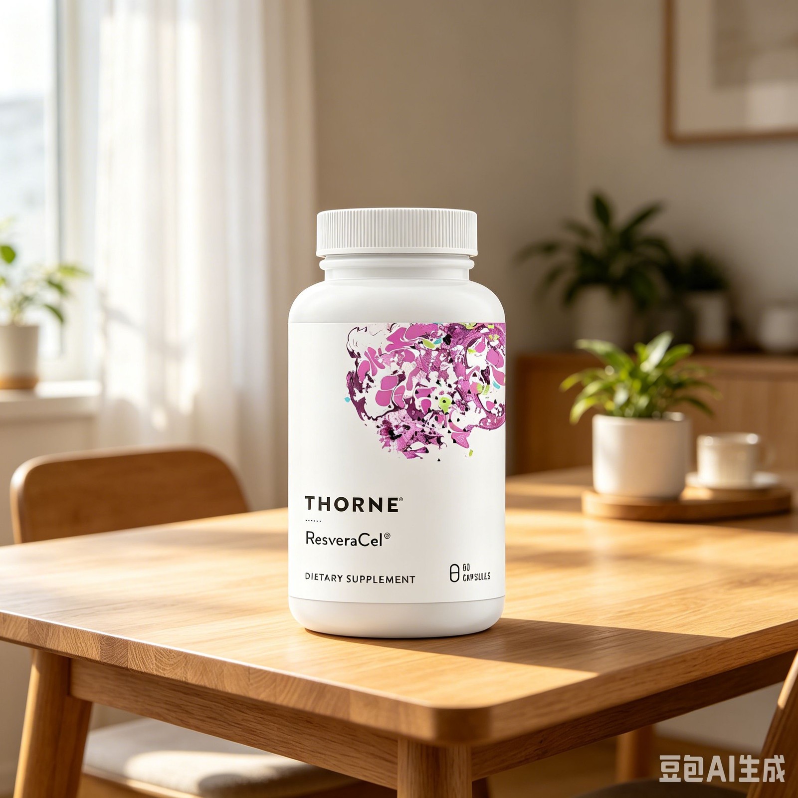 ResveraCel Thorne Capsules 60 dietary supplement fast Shipping.