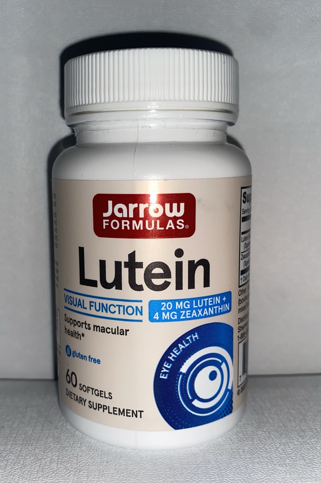 Lutein, 20 mg, 60 Softgels/ Exp 01/2026