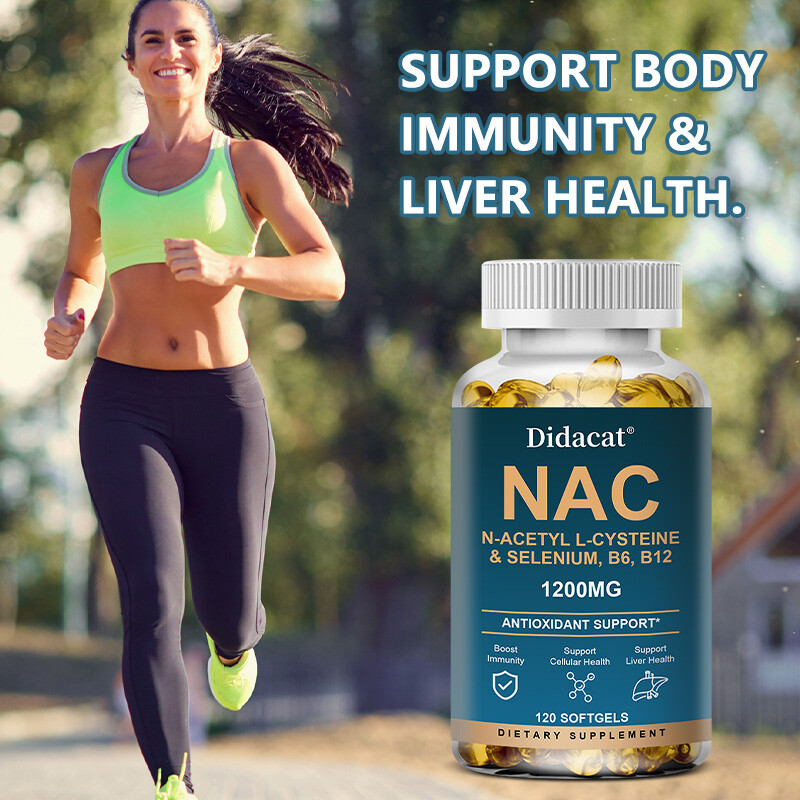 N-Acetyl L-Cysteine (NAC) 1200mg | 30 to 120 Capsules Max Strength Veg Caps