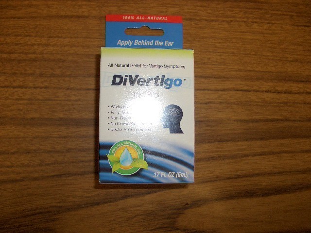 Divertigo Liquid Drops Topical Oil .17 fl oz for Vertigo Symptoms Exp 6/2029