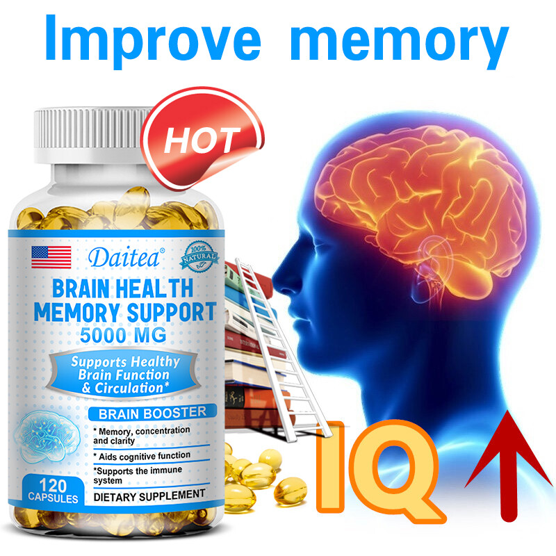 Intellectual supplements 5000 mg Support brain memory and brain health 120 Pills