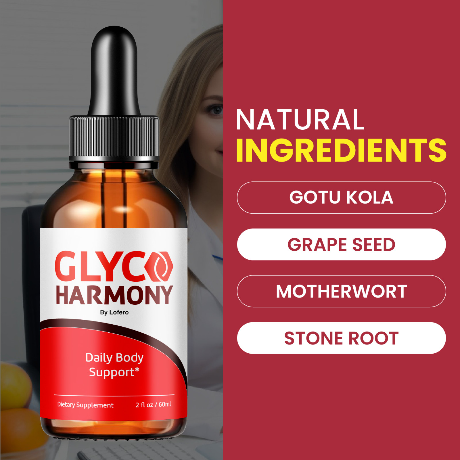 (5 Pack) Glyco Harmony Drops Support Blood Sugar GlycoHarmony Glycogen (10 oz)