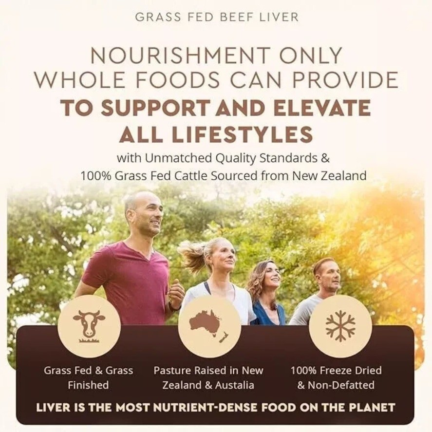 Ancestral Supplements New Grassfed Beef Liver 180 Caps500mg EA fast shipping hot