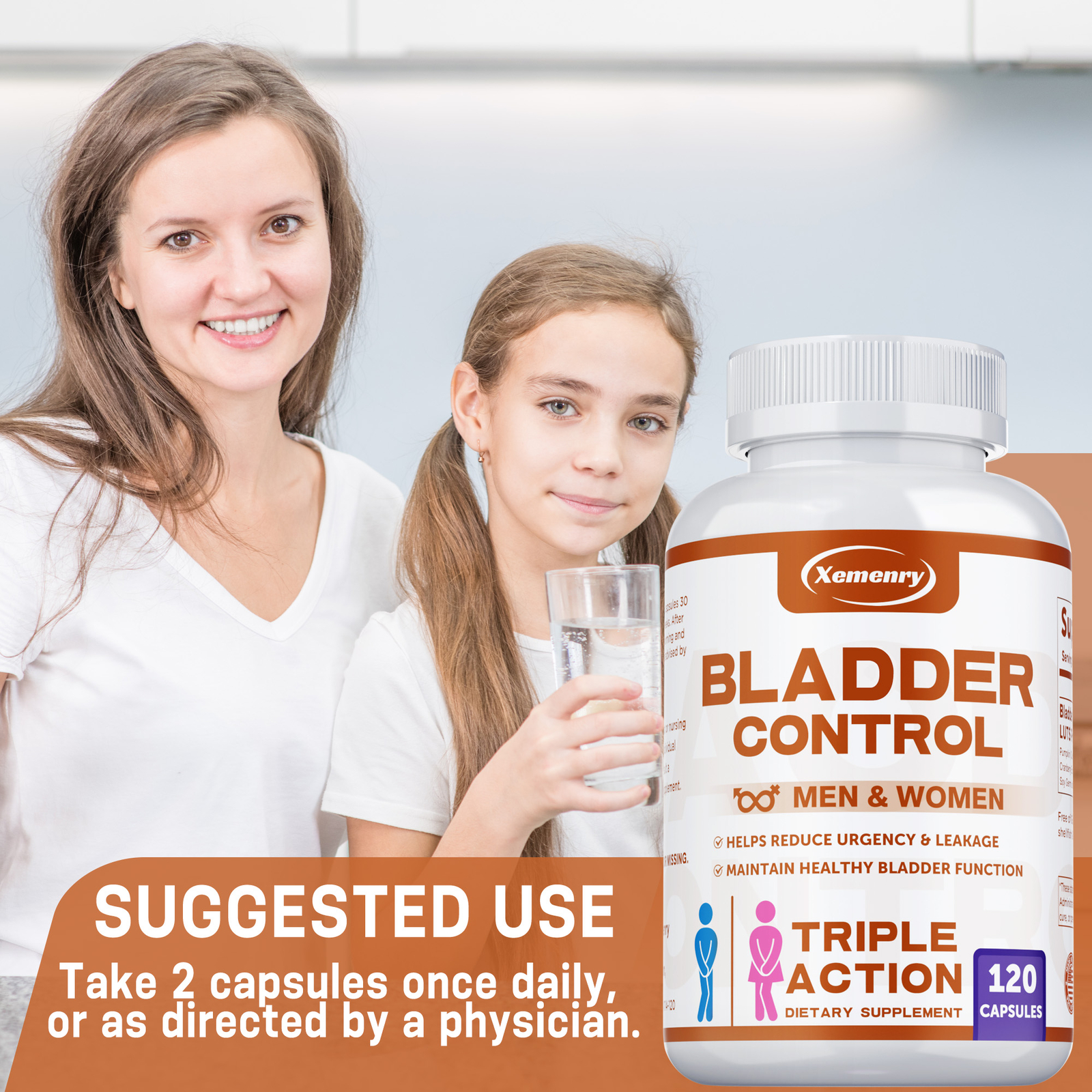 Bladder Control – Urinary Tract Health, Relieve Frequent Urination and Urgency