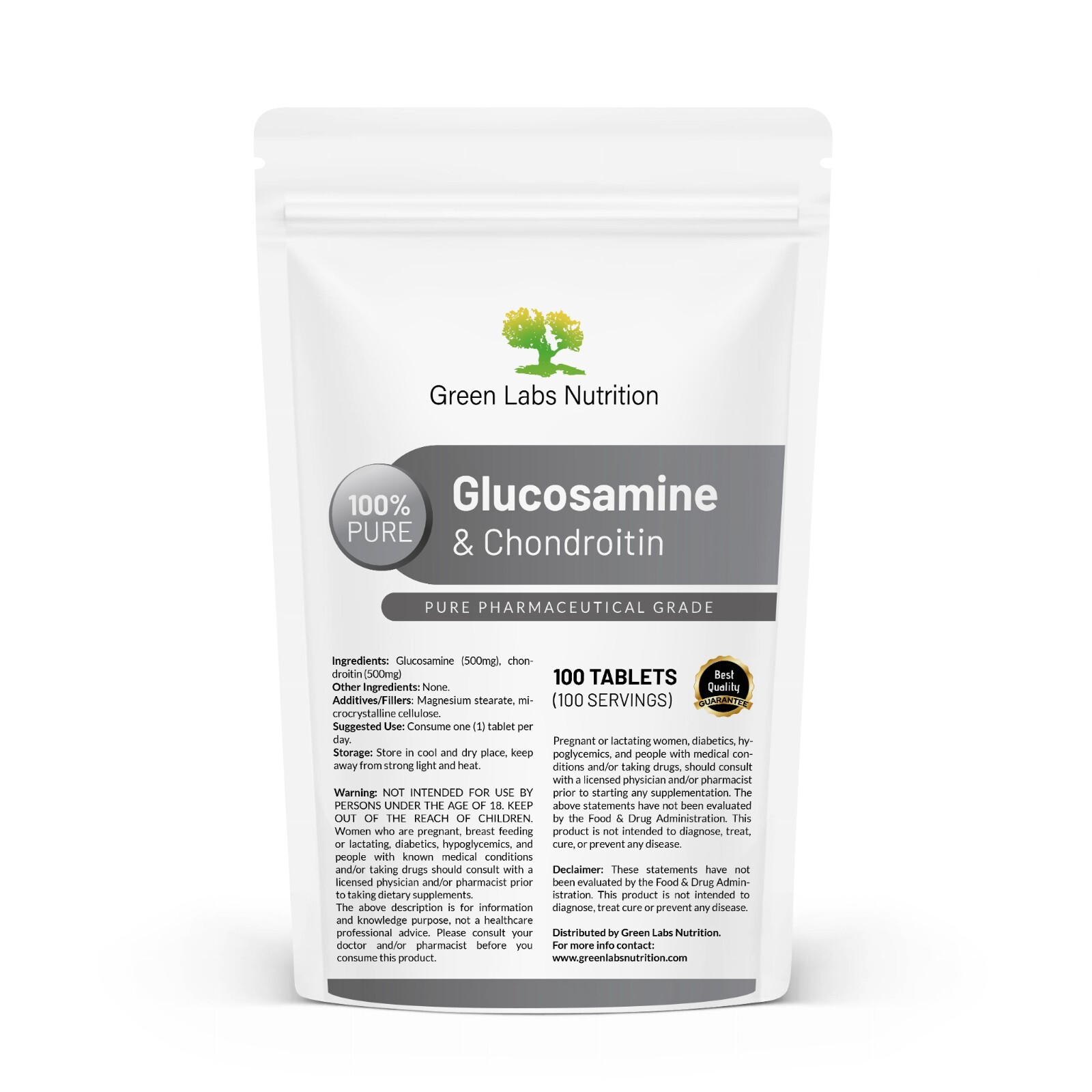 Glucosamine + Chondroitin 1000 mg Tablets – Joint, Cartilage & Mobility Support