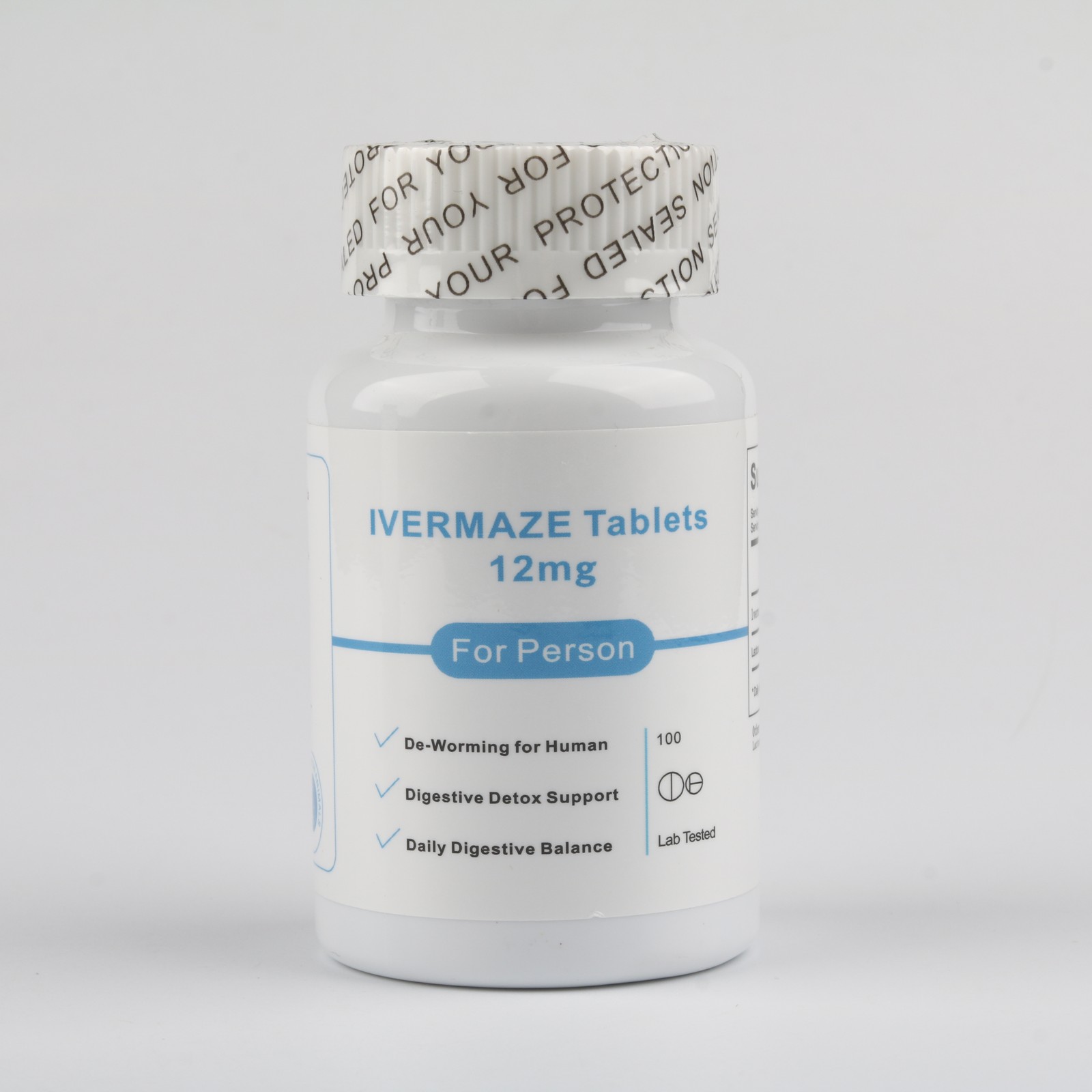I’vermaze Tablets for Person 12mg 100Tablets 99% Purity Digest Supplement 2x US