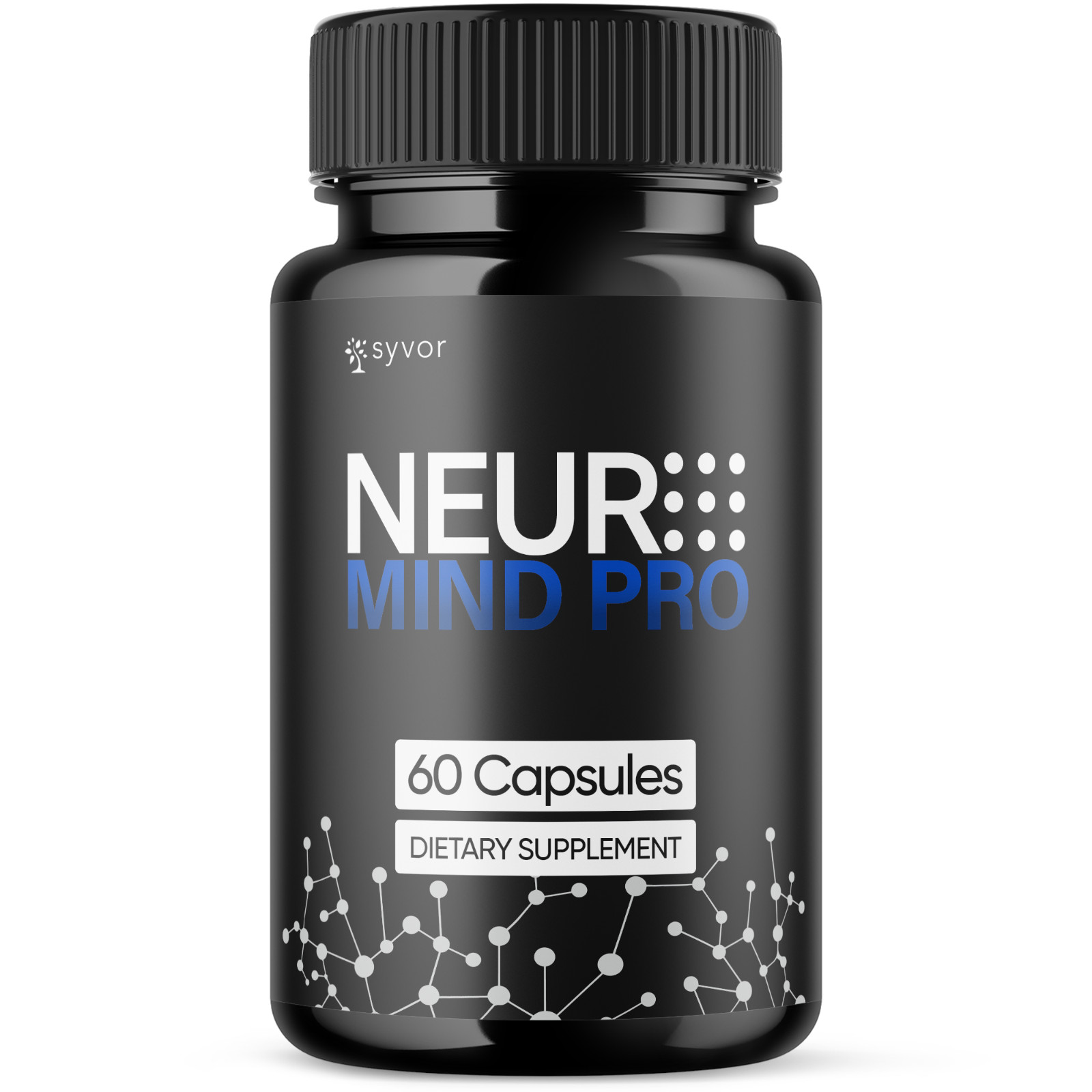 (1 Pack) Neuro Mind Pro Nootropic Natural Brain Formula Supplement 60 Capsules