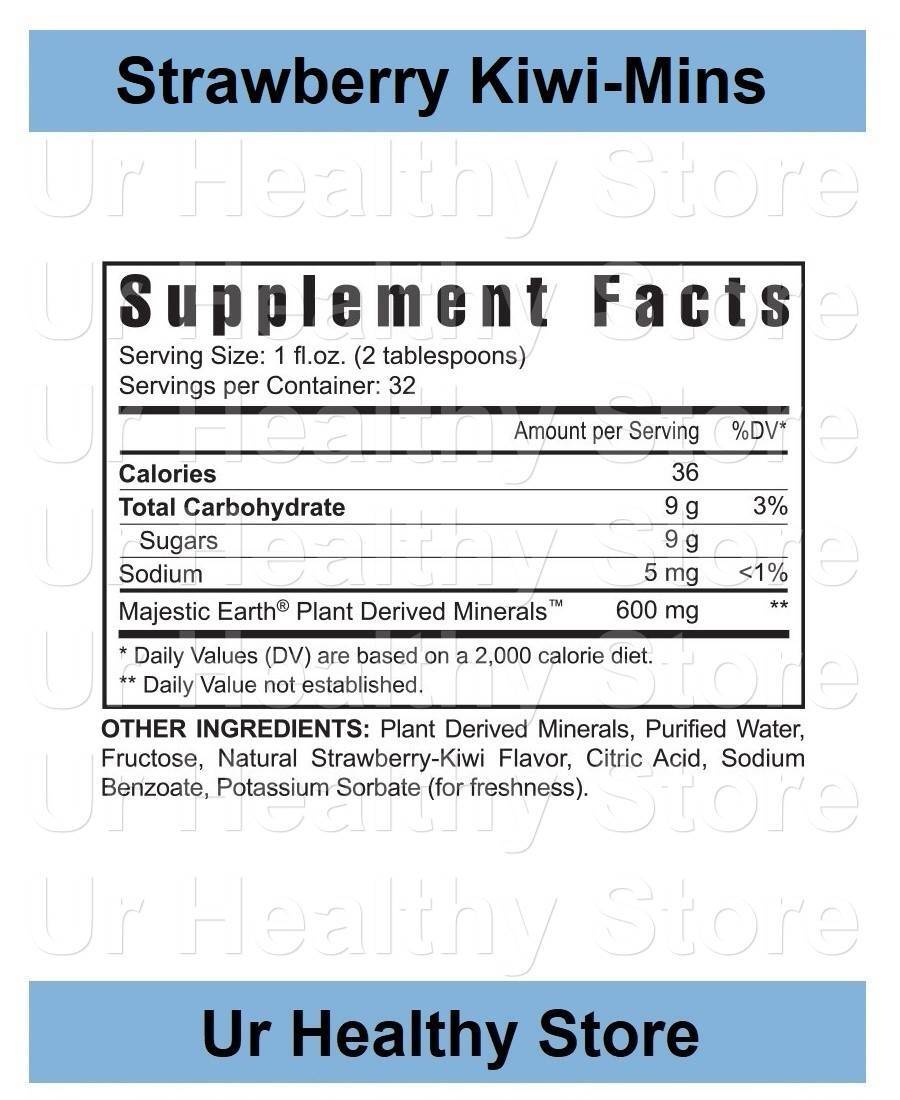 Strawberry Kiwi-Mins – 32 fl oz (4 PACK) Youngevity **LOYALTY REWARDS**