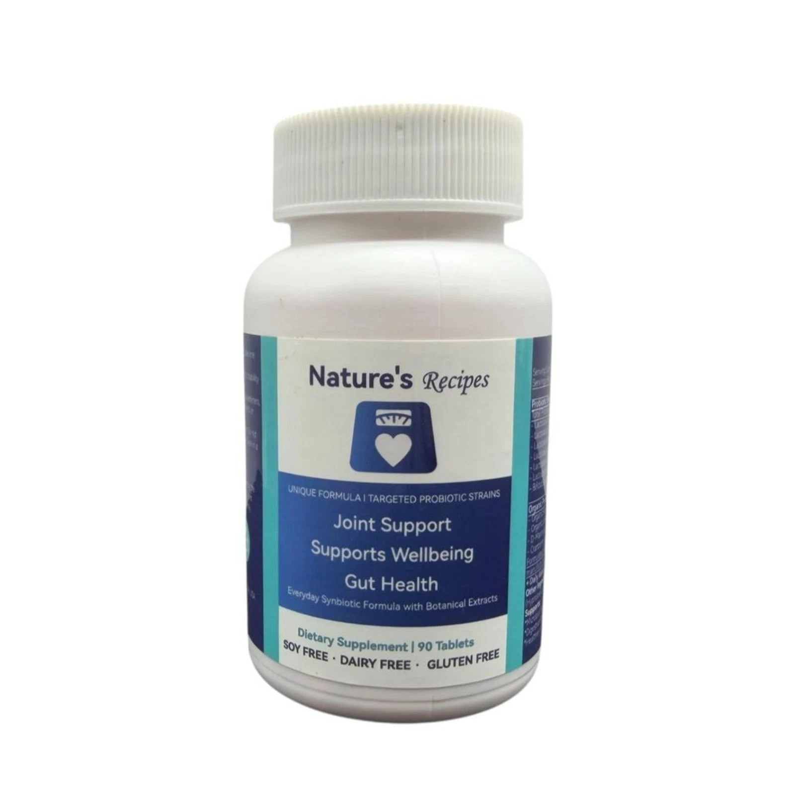 Nature’s Recipes Synbiotic 50 Billion CFU Gut Health 90 Tablets Lot 2 01/27
