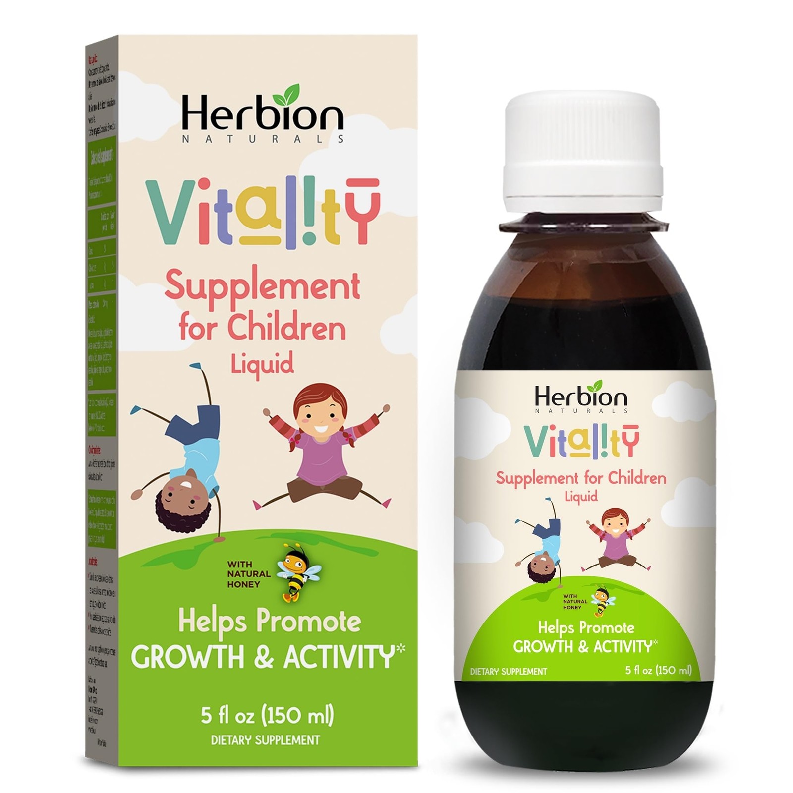 Vitality Supplement Children Promotes Growth Appetite Relieves Fatigue 5 Fl Oz