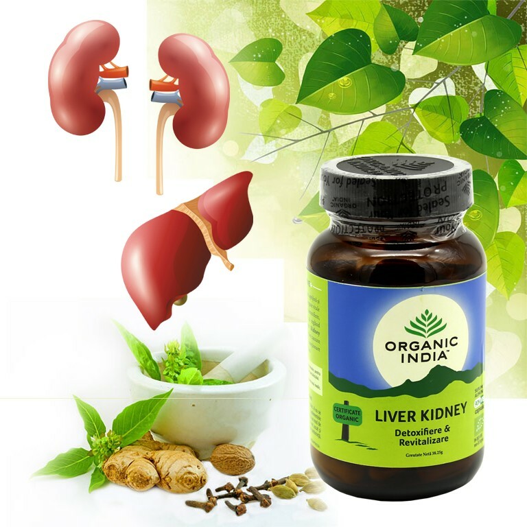 ORGANIC INDIA Liver Kidney Exp.2025 OFFICIAL USA 3 BOX 180 Capsules Care Health