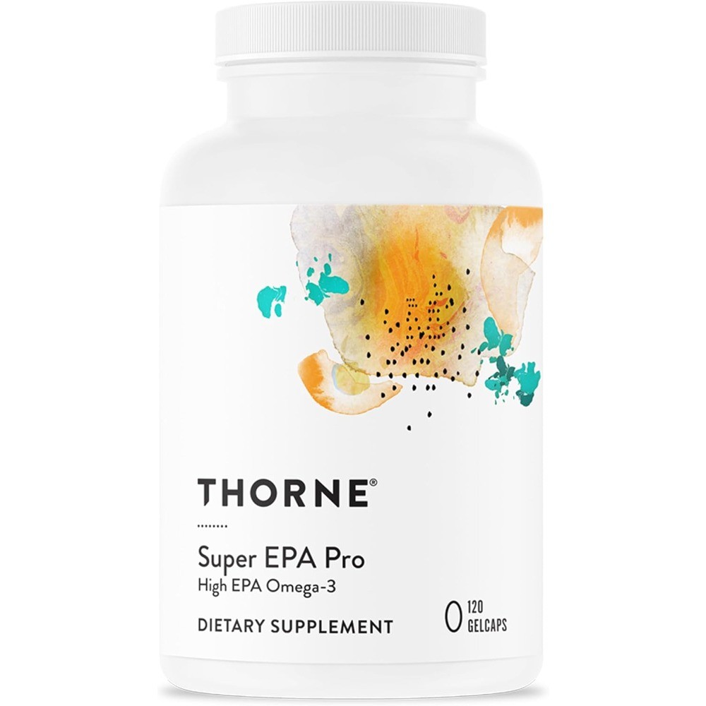 THORNE – Super EPA Pro -Omega-3 Fish Oil Supplement with EPA & DHA-120 Softgels