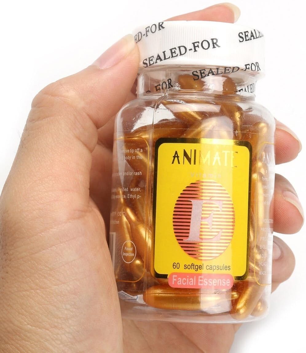 Skin Glow Vitamin E Anti Wrinkle Serum Spot Acne gel cap Anti-aging Facial Oil