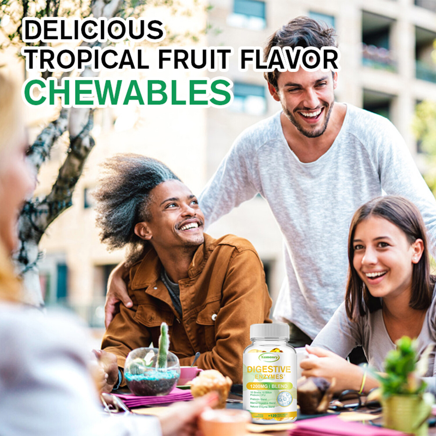 Digestive Enzymes – W/ Prebiotic & Probiotics,Gas,Constipation & Bloating Relief