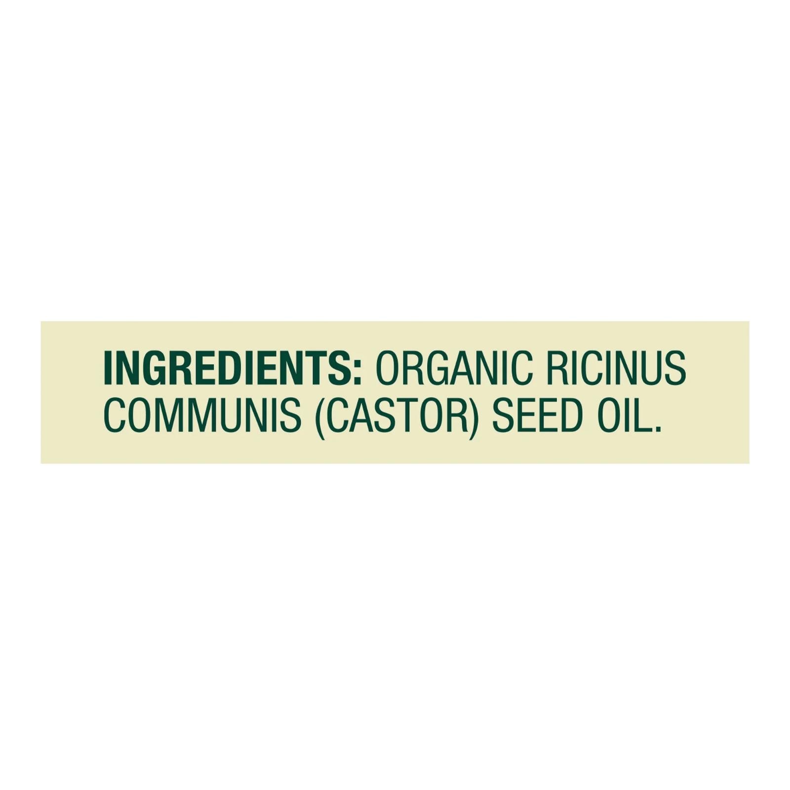 Spring Valley Castor Oil Cold Pressed Unrefined Hexane Free Organic, 8 Fl Oz