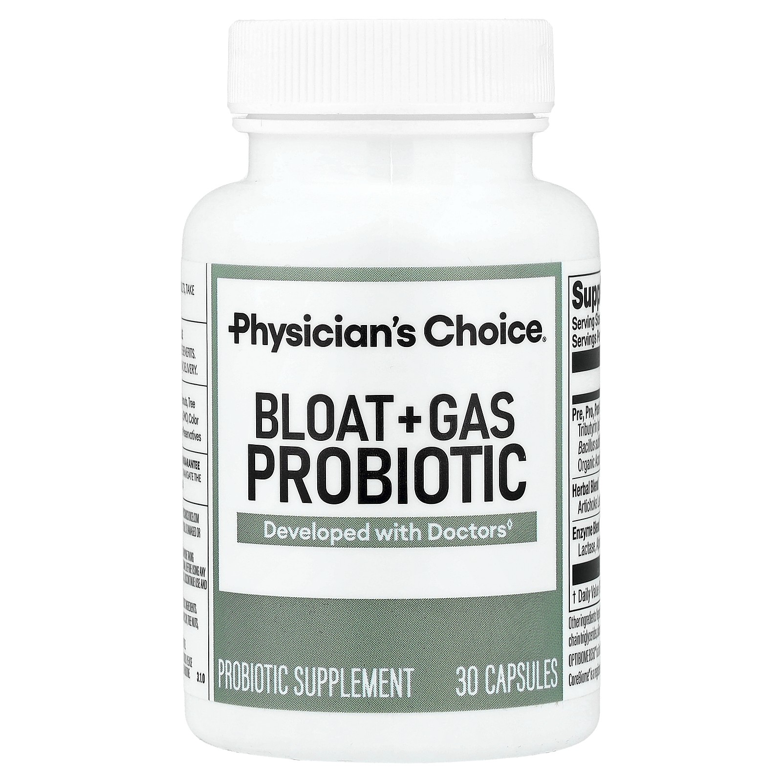 Bloat + Gas Probiotic, 30 Capsules