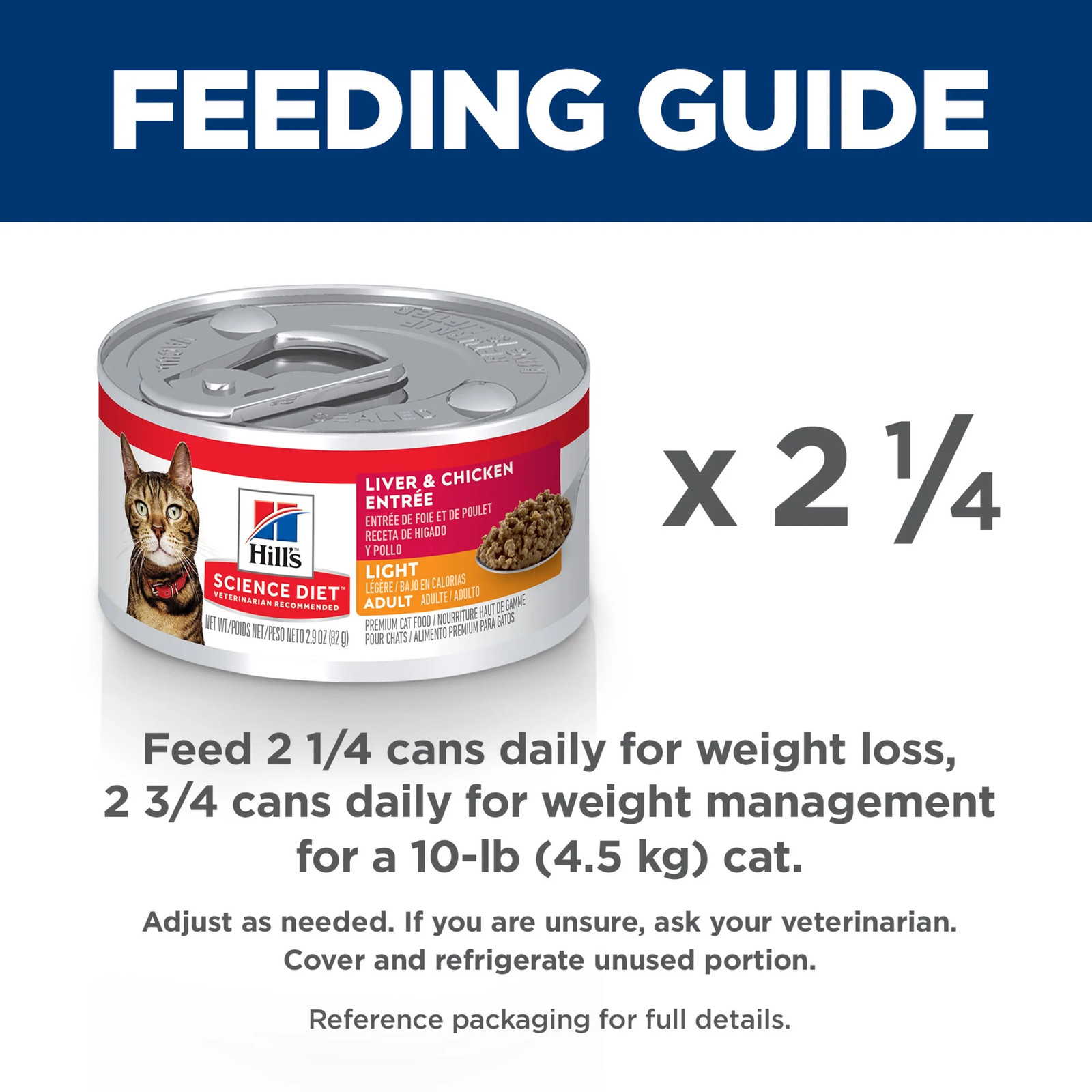 Light Liver & Chicken Wet Cat Food, 2.9Oz Can 24Pk