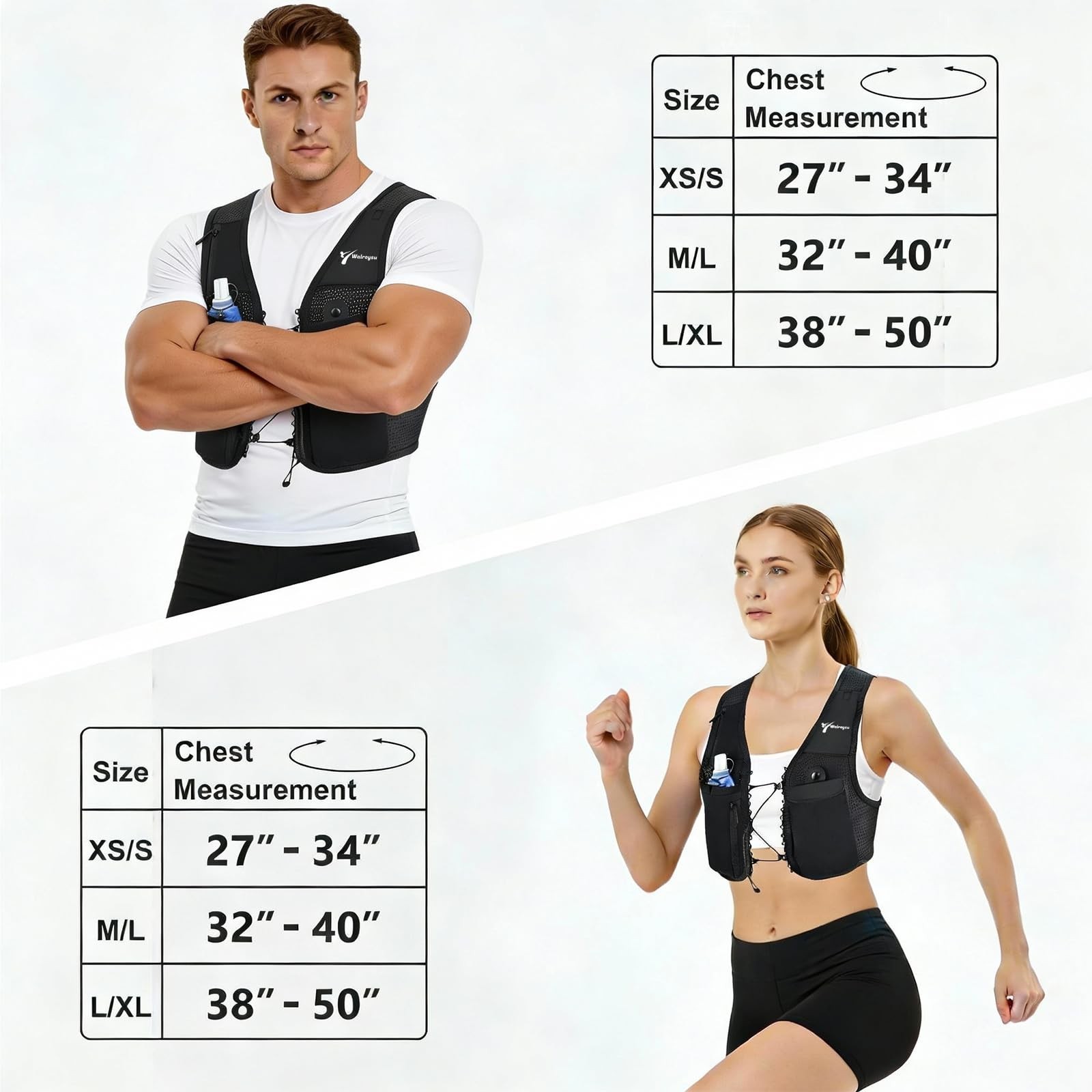 Running Vest for Women Men, Lightweight Hydration Vest for Training Runs | US…
