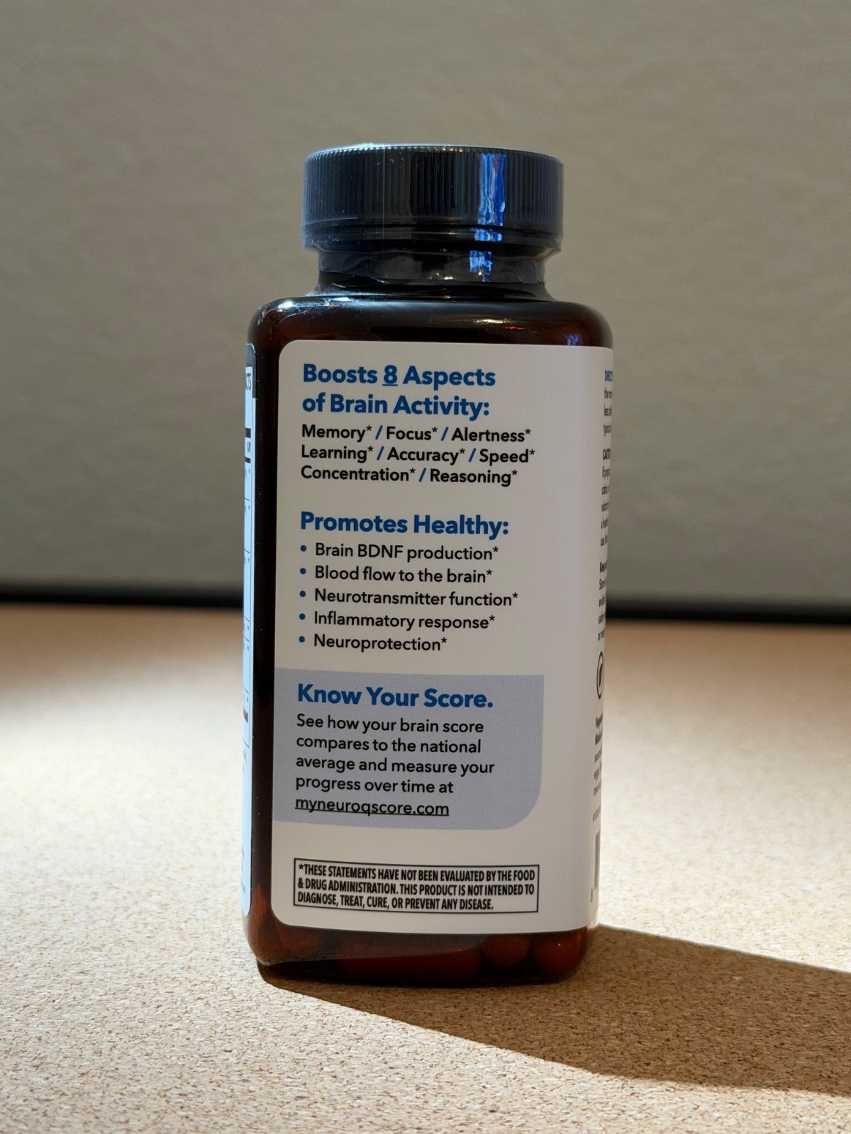 LifeSeasons NeuroQ Brain Health Memory & Focus 60 Veg Capsules Exp 7/2028