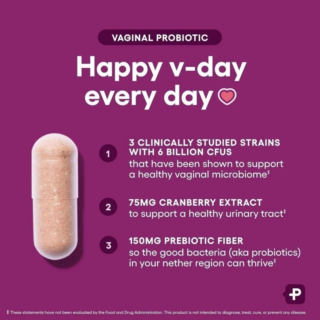 Physician’s Choice Vaginal Probiotic for Women pH Balance Support Capsules NEW