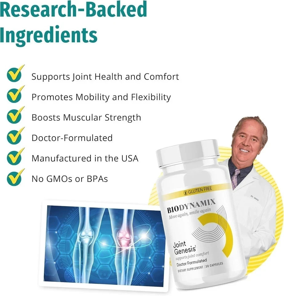 BioDynamix Joint Genesis Joint Support Formula – Pack of 2 Supplement